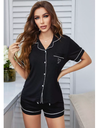 Short Sleeve Cardigan Set