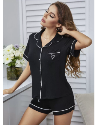 Short Sleeve Cardigan Set