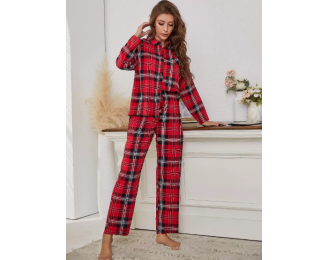 Red Plaid Loungewear